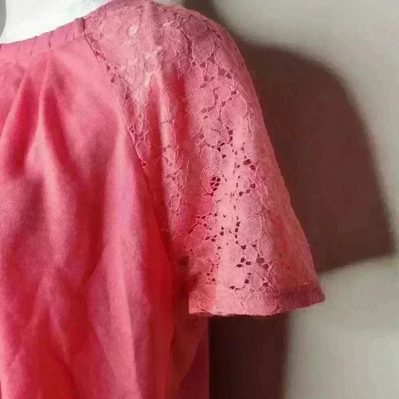 Worthington women's pink lightweight blouse size large - Picture 4 of 6
